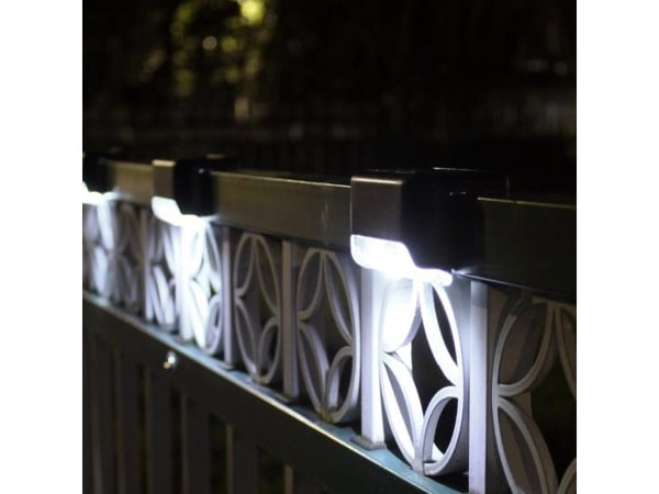 Maclean trappelampe MCE319 LED solcelle tartralampe 4000K med skumringssensor (IP44)