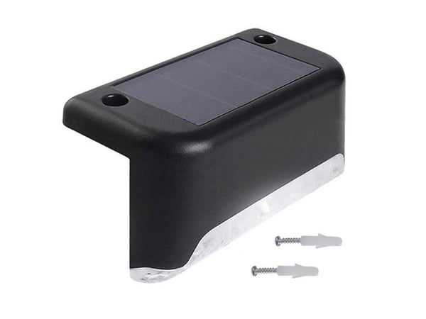 Maclean trappelampe MCE319 LED solcelle tartralampe 4000K med skumringssensor (IP44)