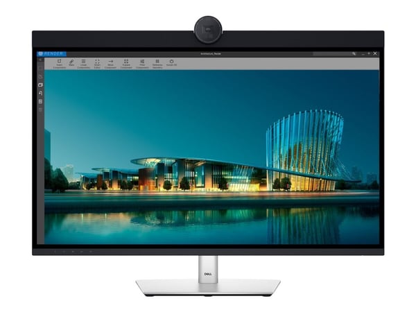 DELL UltraSharp U3224KB, 81,3 cm (32"), 6144 x 3456 pikseliä, 6K Ultra HD, LCD, 8 ms, Musta, Hopea