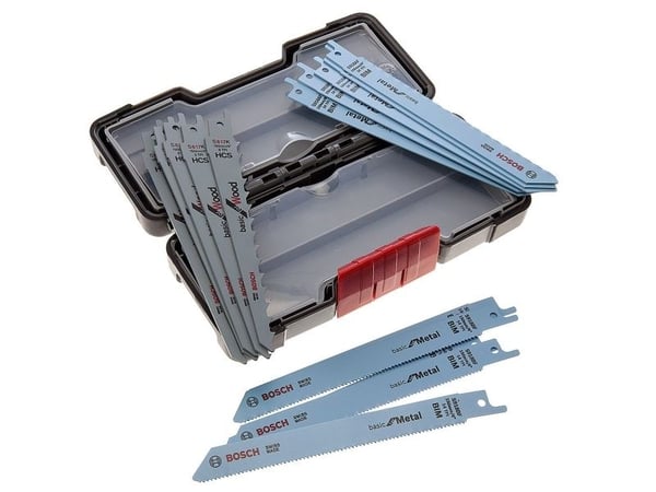 Bosch BAJONETSAVKL 15 st TRÄ/MET BASIC T/BOX