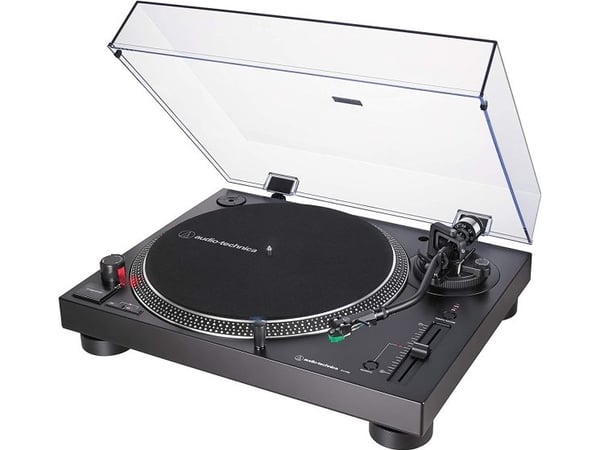 Audio-Technica AT-LP120X, Suoravetolevysoitin, Ohje, Musta, Alumiini, 33 1/3,45,78 RPM, 33,45,78 RPM