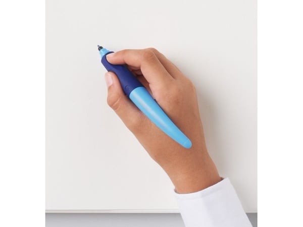 STABILO EASYoriginal, Tynn penn, Limefarget, Blå, 0,5 mm, Medium, Venstrehendt
