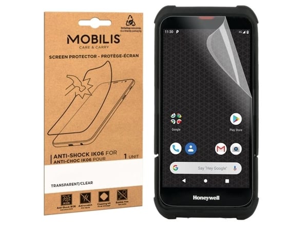 Mobilis - Skjermbeskyttelse for mobiltelefon - uknuselig, anti-sjokk, IK06 - blank - for Honeywell CT30 XP