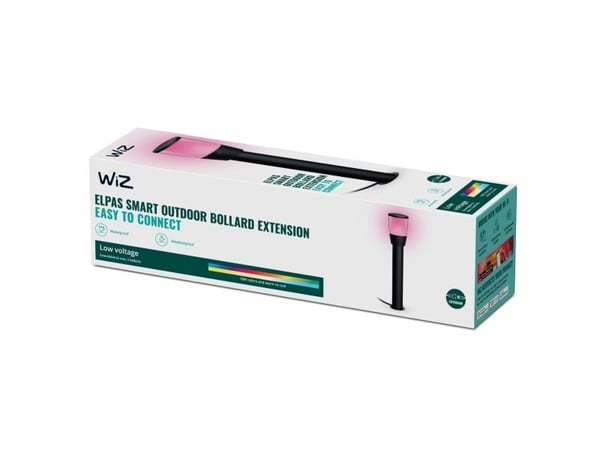 Signify WiZ Elpas utökad sockel, Tunable White & Color, 300 lm, svart