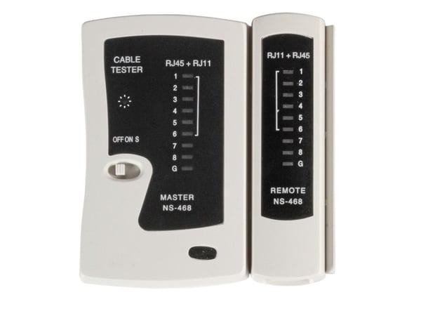 EFB Elektronik 39919.1V2, Vridde par, RJ-11, RJ-12, RJ-45, Sort, Rød, Hvit