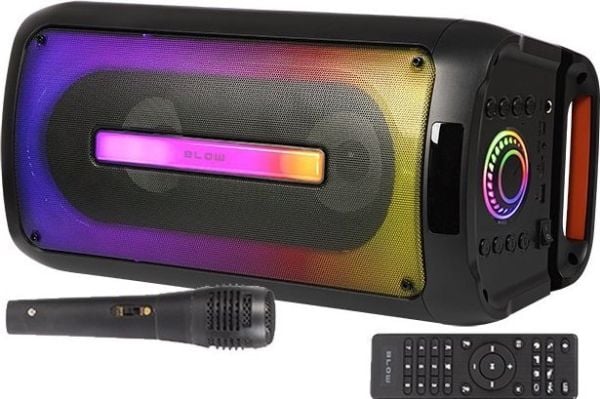 CityLIGHT Bluetooth-kaiutin + kaukosäädin + langallinen mikrofoni