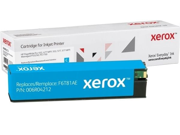 Everyday - Høy ytelse - cyan - kompatibel - blekkpatron (alternativ for: HP F6T81AE) - for HP PageWide Managed P55250; PageWide Pro 452, 477, 552, ...