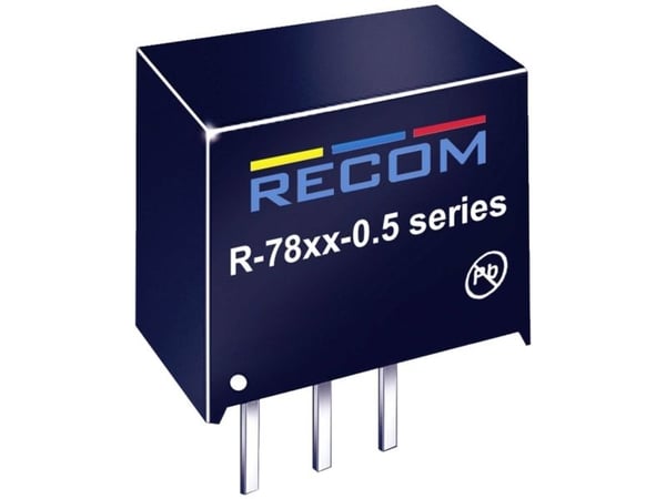 RECOM R-781.8-0.5 DC/DC auton invertteri 1,80 V 0,5 A 0,9 W Sisältö 1 kpl
