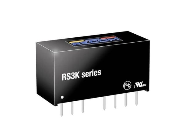 RECOM RS3K-2405SZ/H3 DC/DC autovaihtosuuntaaja 5 V 600 A 3 W Lähtöjen määrä: 1 x Sisältö 1 kpl