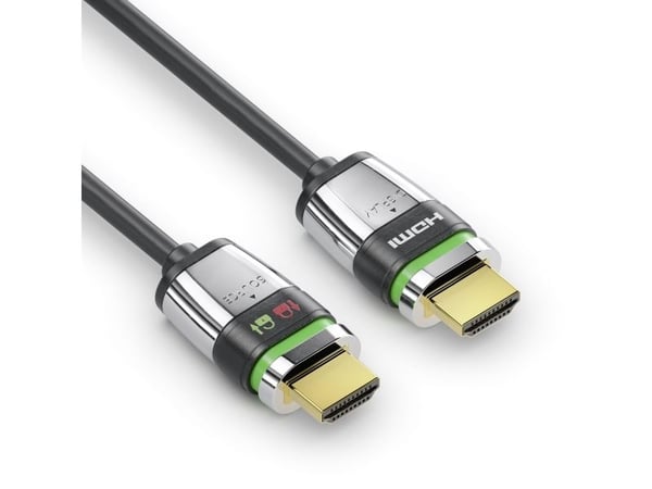 FiberX FX-I355-020, 20 m, HDMI Type A (vakio), HDMI Type A (vakio), 18 Gbit/s, Audio Return Channel (ARC), harmaa, hopea