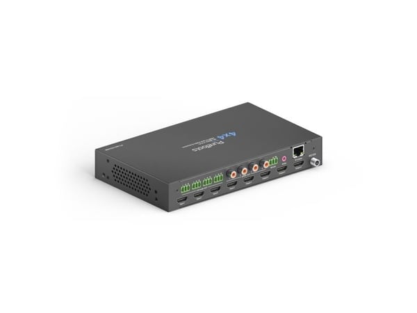 PureTools PT-MA-HD44M, AV-matrisevelger, 18 Gbit/s, DTS, LPCM, PCM, Sort, Stål, Knapper