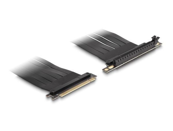 Delock riser card PCI Express x16 hane till x16-kortplats 90° vinklad med kabel 30 cm