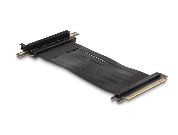 Delock riser card PCI Express x16 hane till x16-kortplats 90° vinklad med kabel 30 cm