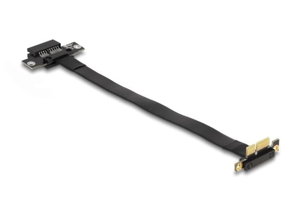Delock riser card PCI Express x1-kontakt 90° vinklad till x1-kortplats med kabel 30 cm