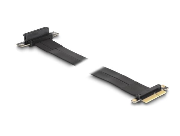 Delock riser-kort PCI Express x4 hane till x4-kortplats 90° vinklad med kabel 60 cm
