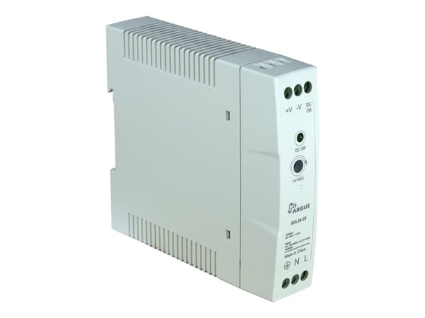 Argus SDL24-25 - Nätaggregat (kan monteras på DIN-skena) - AC 100-240 V - 24 Watt