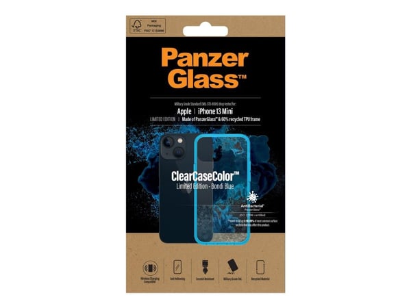 PanzerGlass 326, Suojus, Apple, Apple - iPhone 13 Mini, 13,7 cm (5.4"), Sininen