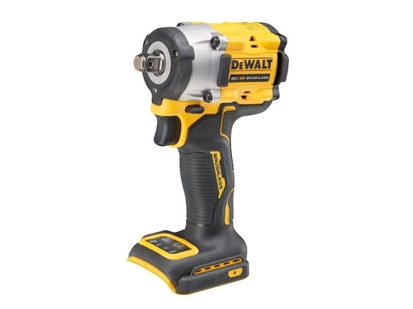 DeWALT DCF921NT-XJ, Mutterdragare, Svart, Gul, Aluminium, 1/2", 600 nm, 400 nm