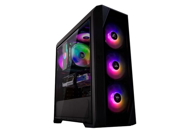 Zalman N5 TF, Midi Tower, PC, Sort, ATX, Micro ATX, Mini-ATX, Plast, Stål, Herdet glass, Spilling