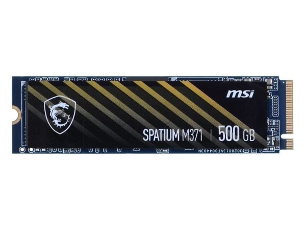 SSD-levy MSI Spatium M371 500GB PCIE Gen3x4 NVME m.2 2280