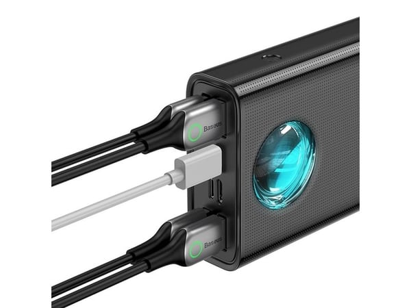 BASEUS POWERBANK AMBILIGHT 30000MAH, 4XUSB, USB-C
