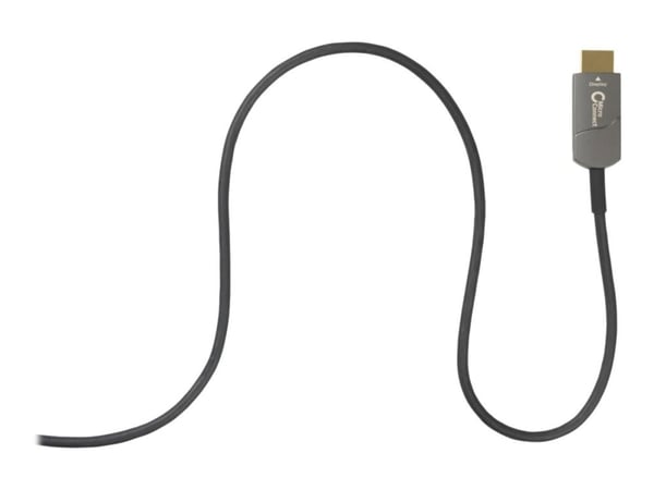 MicroConnect Premium - HDMI-kabel med Ethernet - HDMI hann til HDMI hann - 30 m - hybridkobber / fiberoptikk - svart - aktiv optisk hybridkabel, st...