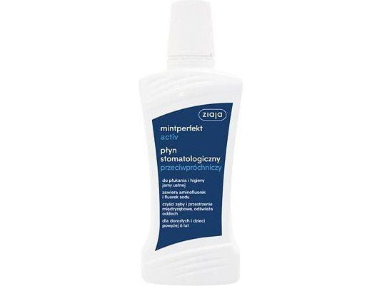 ZIAJA Mintperfekt aktiv antidiabetisk munnskyll 500 ml