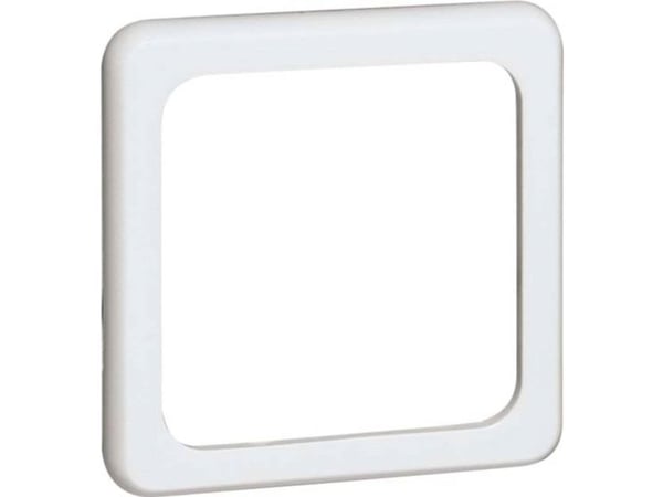 PEHA Standard, yhden moduulin suojakehys, vaaka- ja pystysuora, 81x81mm, IP20, valkoinen RAL9010