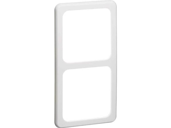 PEHA Standard, 2-moduulinen peitekehys, vaaka- ja pystysuora, 152x81mm, IP20, kerma RAL1013