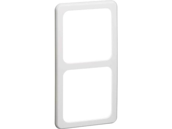 PEHA Standard, 2-moduulinen peitekehys, vaaka- ja pystysuora, 152x81mm, IP20, valkoinen RAL9010
