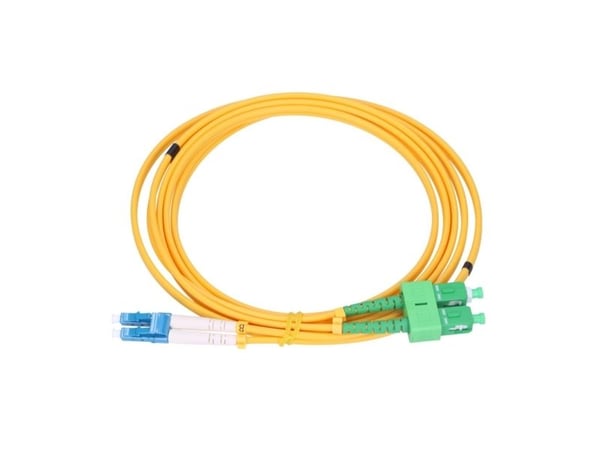 Extralink SC/APC-LC/PC | Patchcord | Jednomodowy, tosidig, 9/125um, 2mm, 1,5m