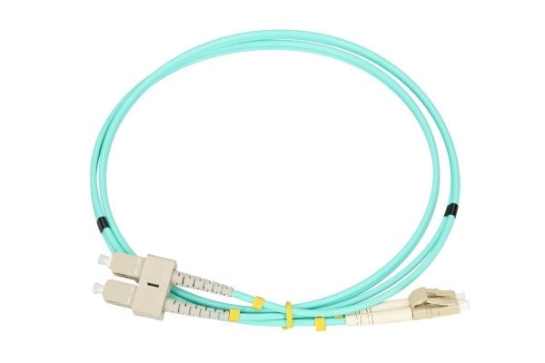 Extralink LC/UPC-SC/UPC | patchcord | Multimodus, OM3, Dupleks, 3mm, 3m