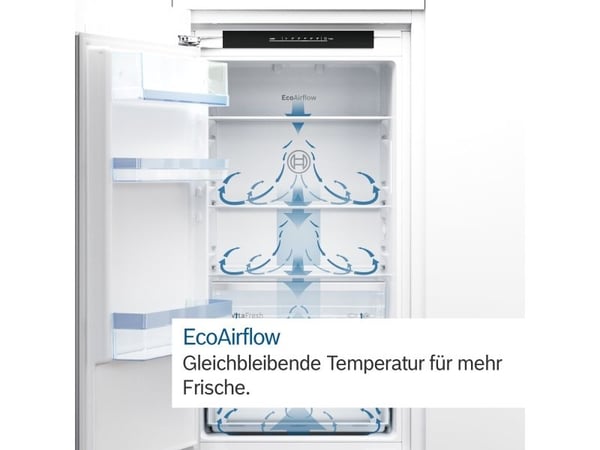 Bosch Serie | 6 KIL42ADD1 - Kjøleskap med fryserboks - innebygd - fordypning - bredde: 56 cm - dybde: 55 cm - høyde: 122.1 cm - 187 liter - Klasse D