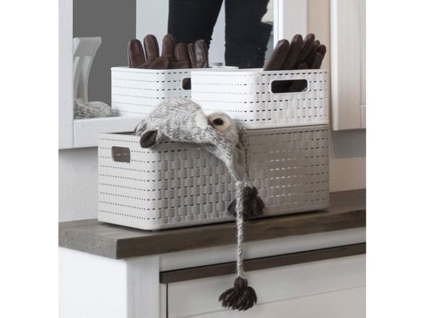 Rotho COUNTRY, 6 l, Rektangulær, Plast, Hvit, 280 mm, 185 mm
