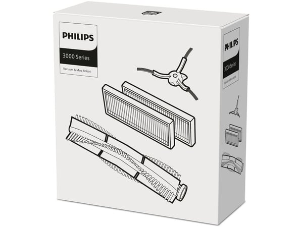 Philips HomeRun XV1433/00 Reservedelsett HomeRun 3000 Aqua robotstøvsuger, Filter og børste, Robotstøvsuger, Akrylonitril-butadien-styren (ABS), Ph...
