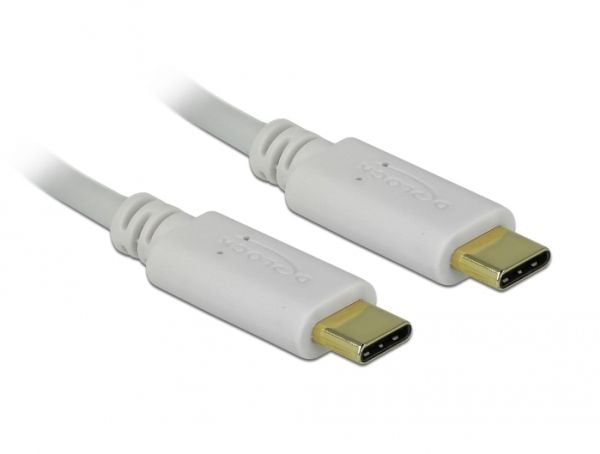 Delock USB Type-C -latauskaapeli 15 cm PD 100 W, jossa on E-merkki