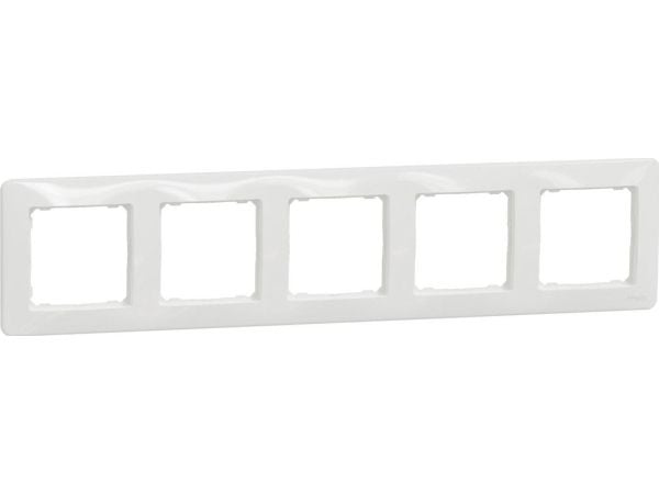 Schneider Electric, Sedna Design, 5-jakkukehys, valkoinen, SDD311805