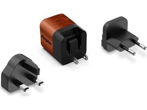 Energizer Ultimate - Monipistoke EU / UK / US GaN 20W PD verkkovirtalaturi (Walnut burl)