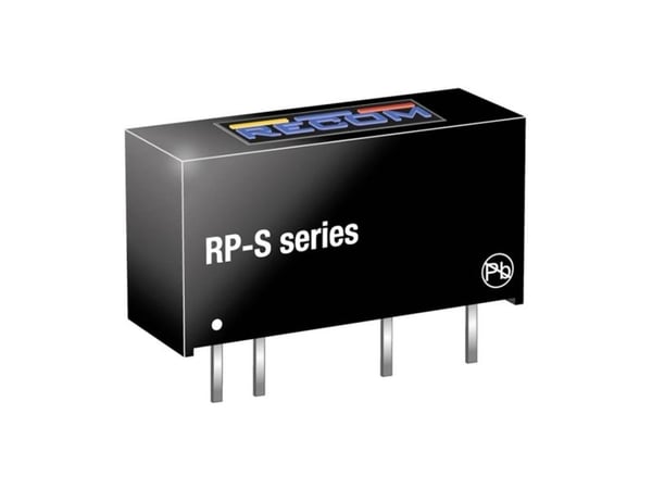 RECOM RP-0512D DC/DC automuunnin 5 V -12 V, 12 V -0,042 A 1 W Lähtöjen määrä: 2 x Sisältö 1 kpl