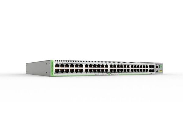 Allied Telesis CentreCOM AT-GS980MX/52 - Switch - L3 - Styrt - 48 x 10/100/1000 + 4 x 10 Gigabit SFP+ (opplenke) - rackmonterbar