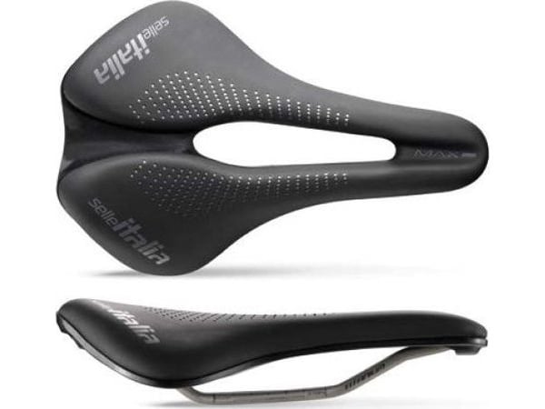Selle Italia MAX NOVUS EVO BOOST GEL SUPERFLOW L sykkelsete (NY) TI 316 rør 7, fibra-tek