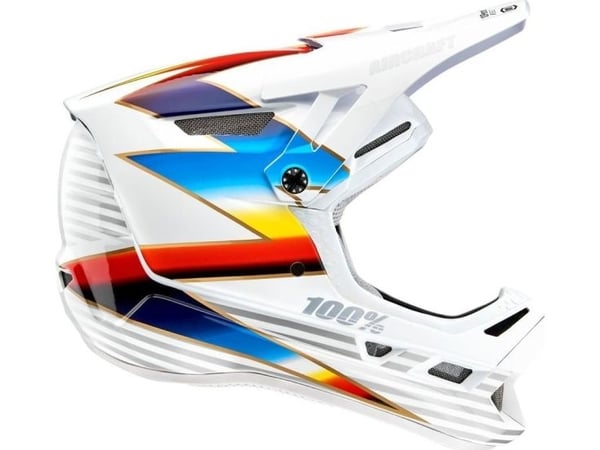 100% hjelm full face 100% AIRCRAFT COMPOSITE Helmet Knox White str. L (59-60 cm)