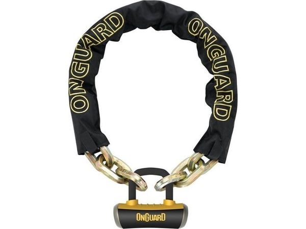 OnGuard sykkellås ONGUARD BEAST 8016 kjetting 110cm*14mm - 5 nøkler med kode + lås OnGuard sykkellås ONGUARD BEAST 8016 kjetting 110cm*14mm - 5 nøkler med kode + lås