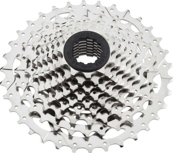 Microshift Kaseta MICROSHIFT MARVO, 9.rzędowa, Stalowa, Kompatybilna z Shimano, 11-13-15-18-21-24-28-32-36, Nickiel, (NEW)