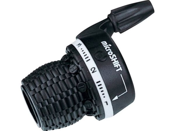 Microshift Manetka MICROSHIFT vänster 3-växlad kompatibel med Shimano, twist shifter, indexering (NEW)