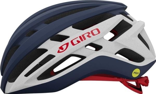 Giro sykkelhjelm GIRO AGILIS, hjelmstørrelse L (59-63 cm), Matte Midnight White Red, MIPS: NEI