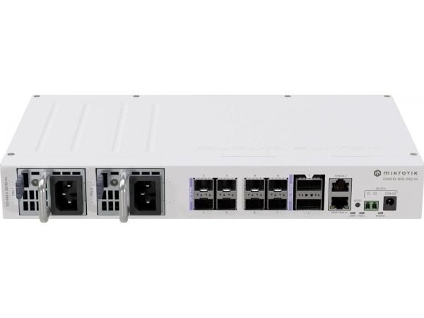 MikroTik CRS510-8XS-2XQ-IN - Switch - 8 x 25 Gigabit SFP28 + 2 x 100 Gigabit QSFP28 - rackmonterbar
