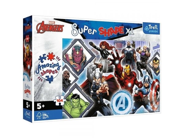Trefl 50018, 104 stykker, Komikk, 5 år