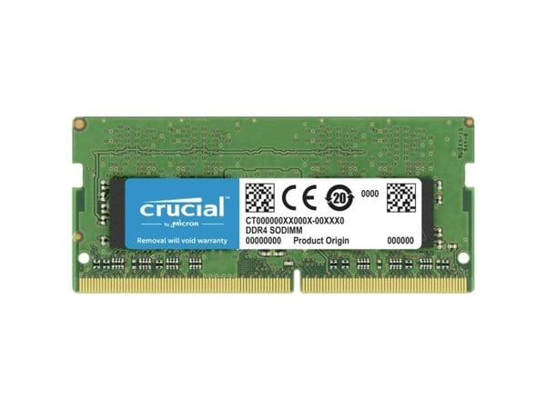 Crucial - DDR4 - modul - 32 GB - SO DIMM 260-pin - 3200 MT/s / PC4-25600 - CL22 - 1.2 V - ikke-bufret - ikke-ECC