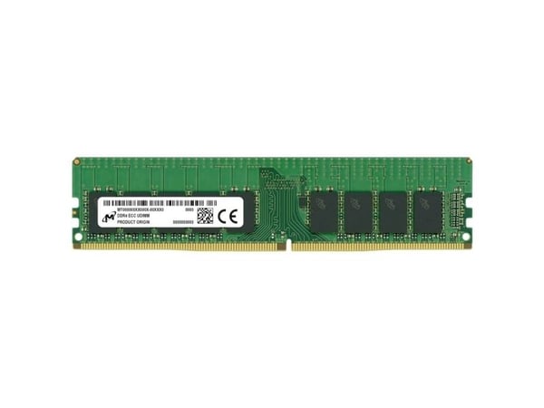 Micron ECC UDIMM DDR4 16GB 1Rx8 3200MHz PC4-25600 MTA9ASF2G72AZ-3G2R